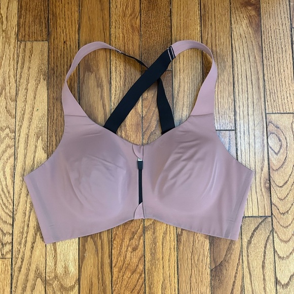 Knix Catalyst Zip Front Pink Bra, size 6 - Picture 5 of 11